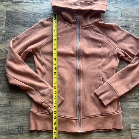 Lululemon Womens Desert Sun Full Zip Scuba Hoodie Size 10 - Picture 4 of 7